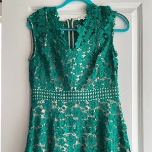 Shoshanna Green Lace Dress - Sz 6